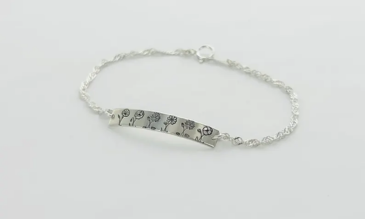 Family Garden Bar Bracelet