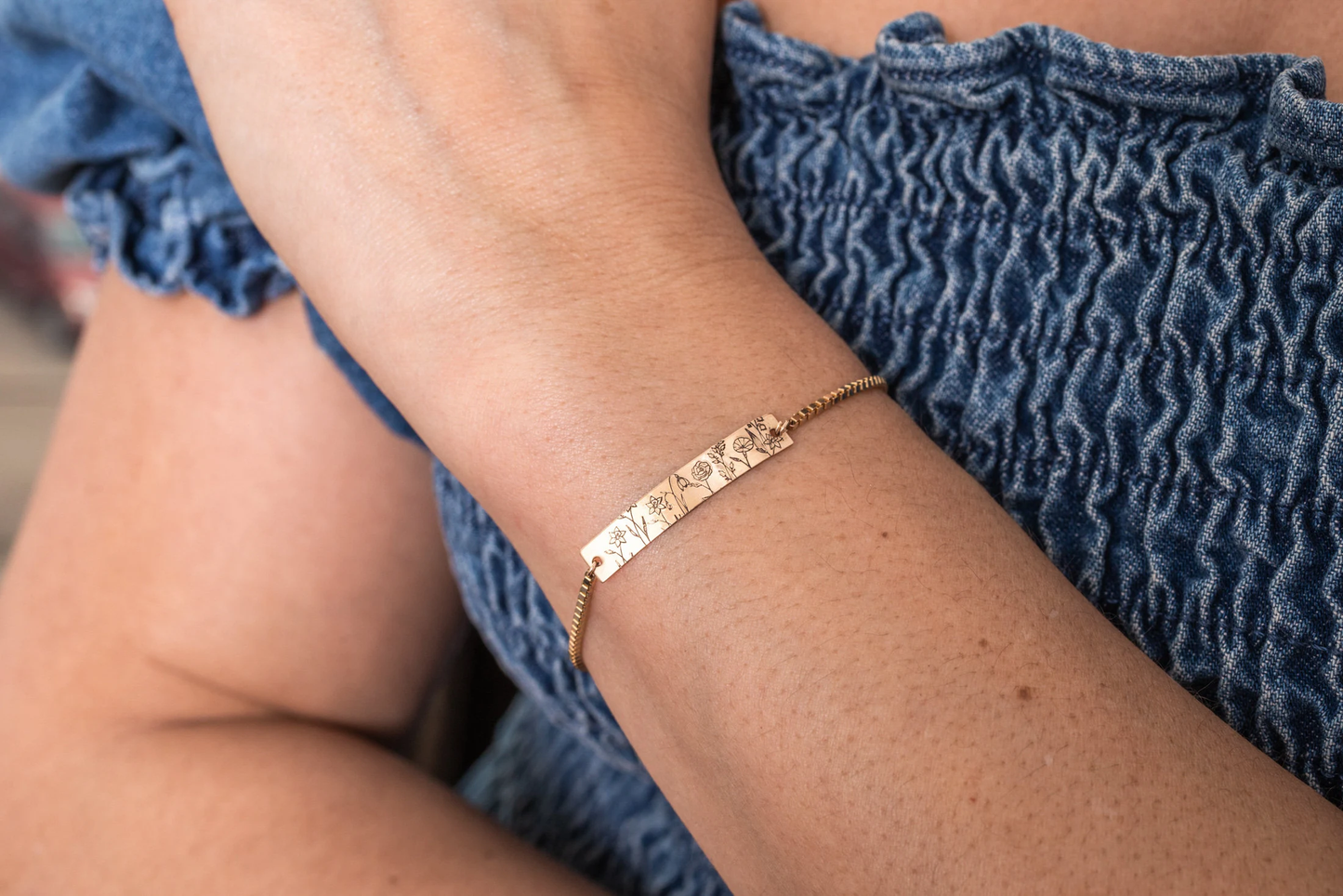 Family Garden Bar Bracelet