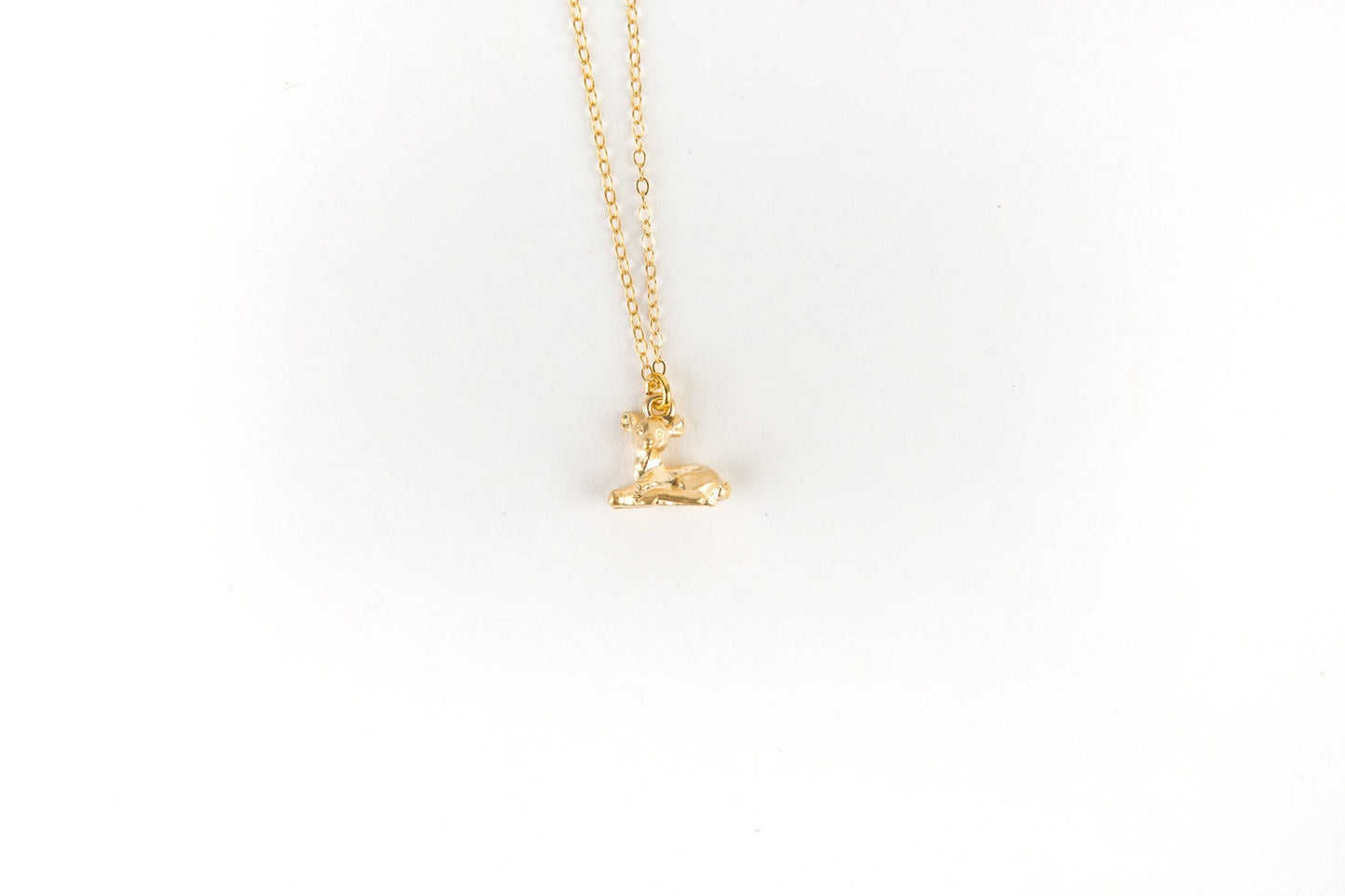 Tiny Deer Necklace