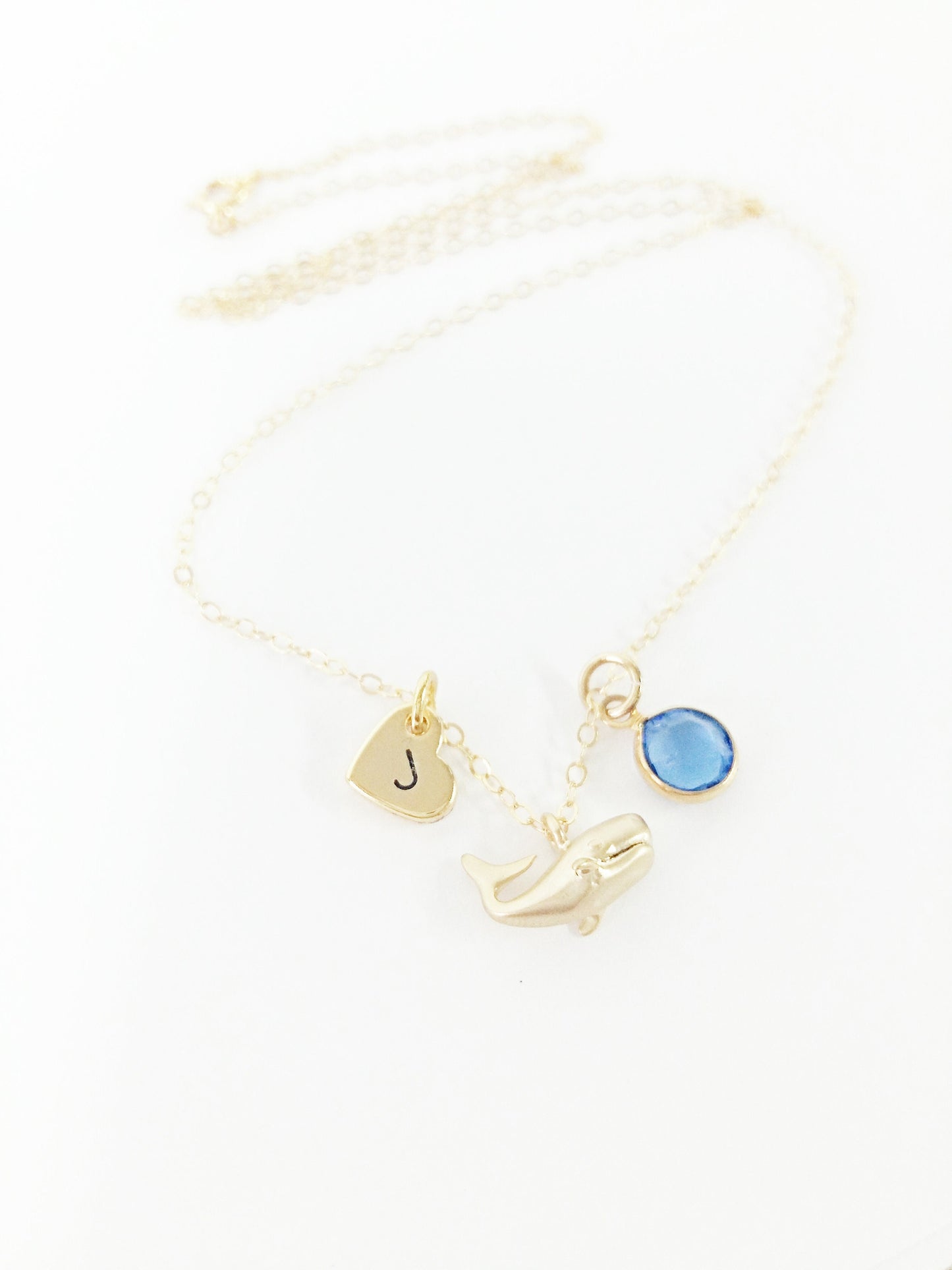 Whale Personalized Charm Necklace