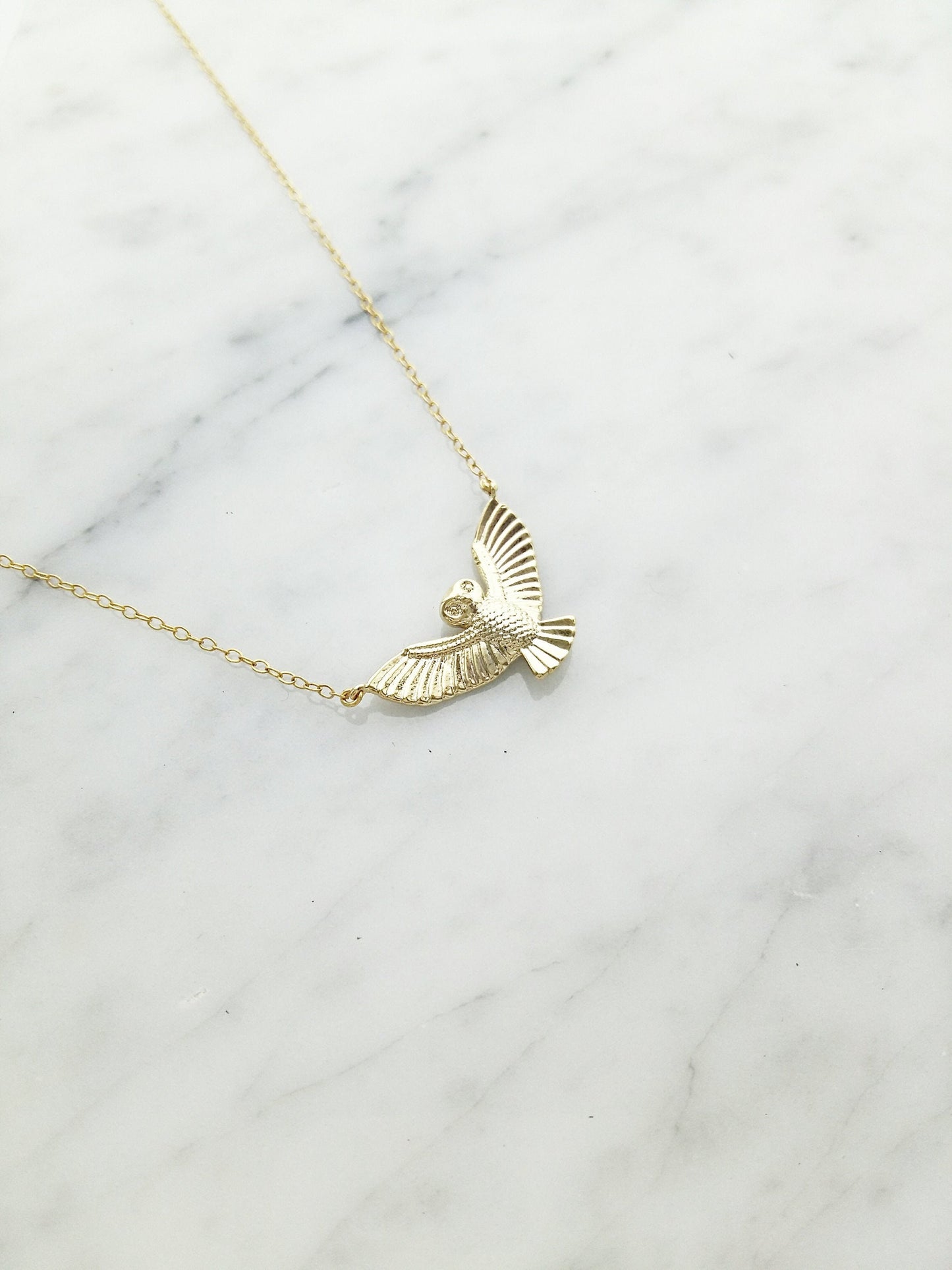 Flying Owl Necklace