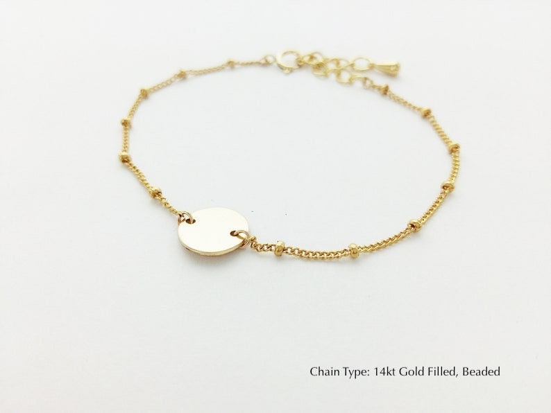 Family Garden Disk Bracelet