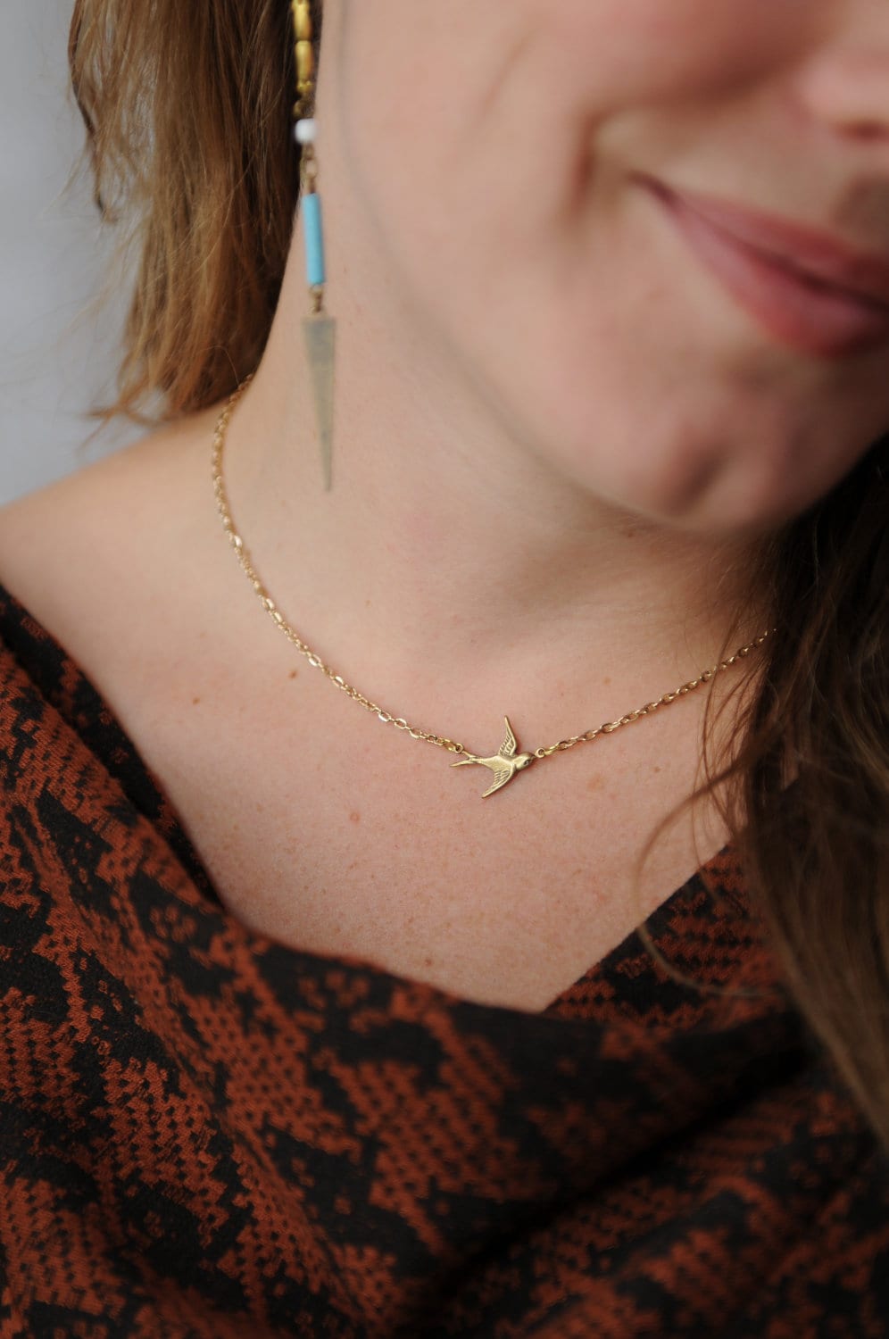Flying Bird Necklace