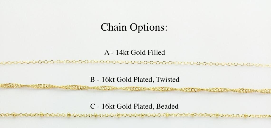 Tiny Epoxy Triangle Necklace