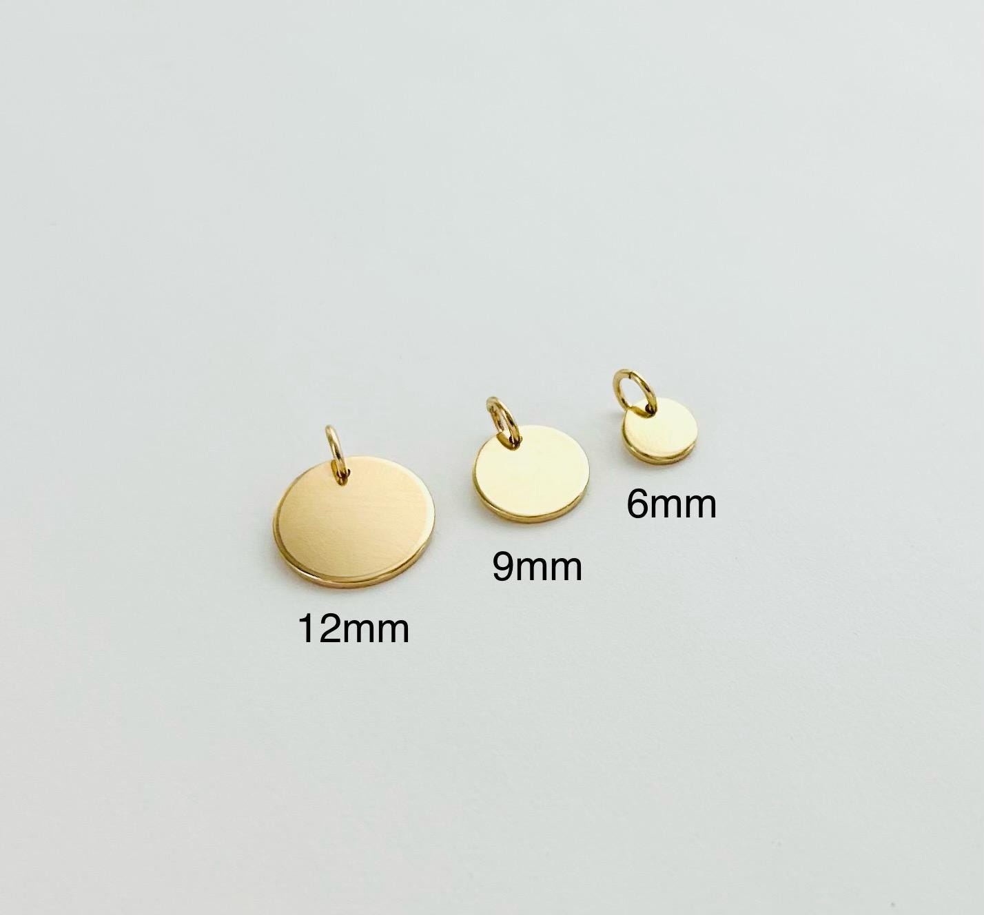 Add an Engraved Disk: 12mm, 9mm or 6mm