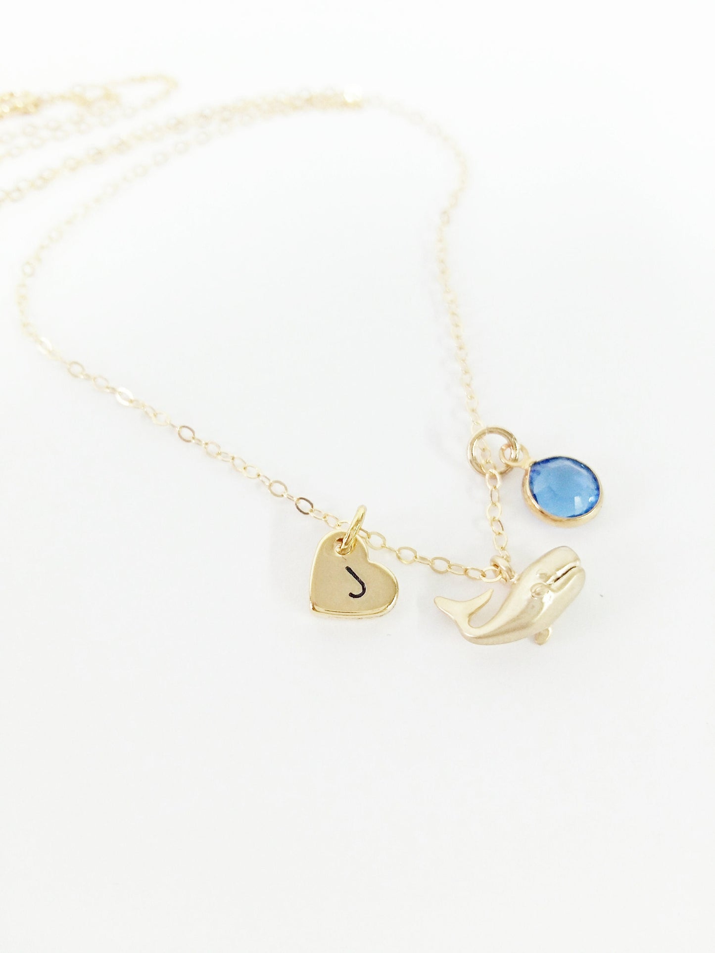 Whale Personalized Charm Necklace