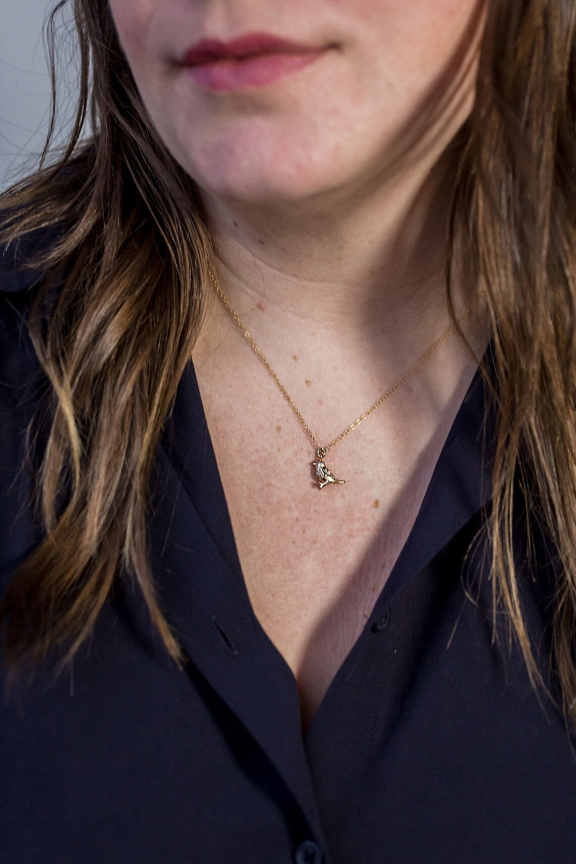Bird Personalized Charm Necklace