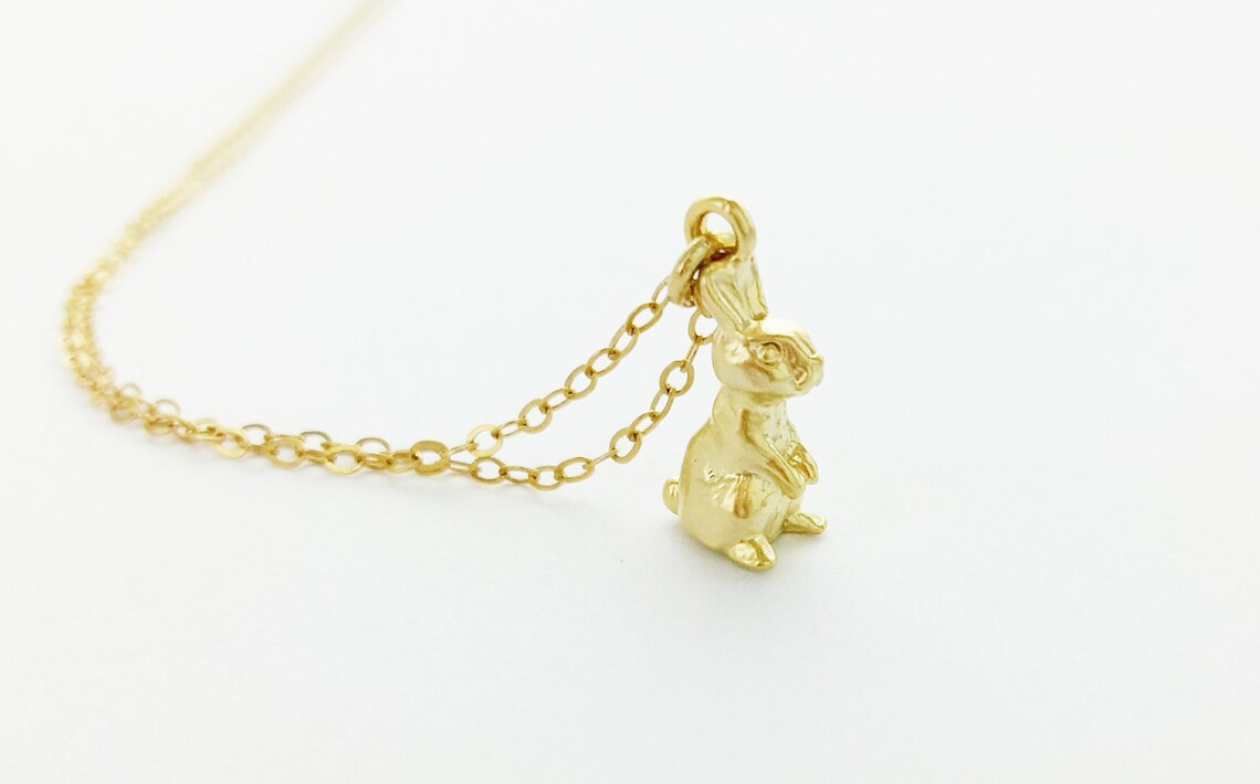 Bunny Personalized Charm Necklace
