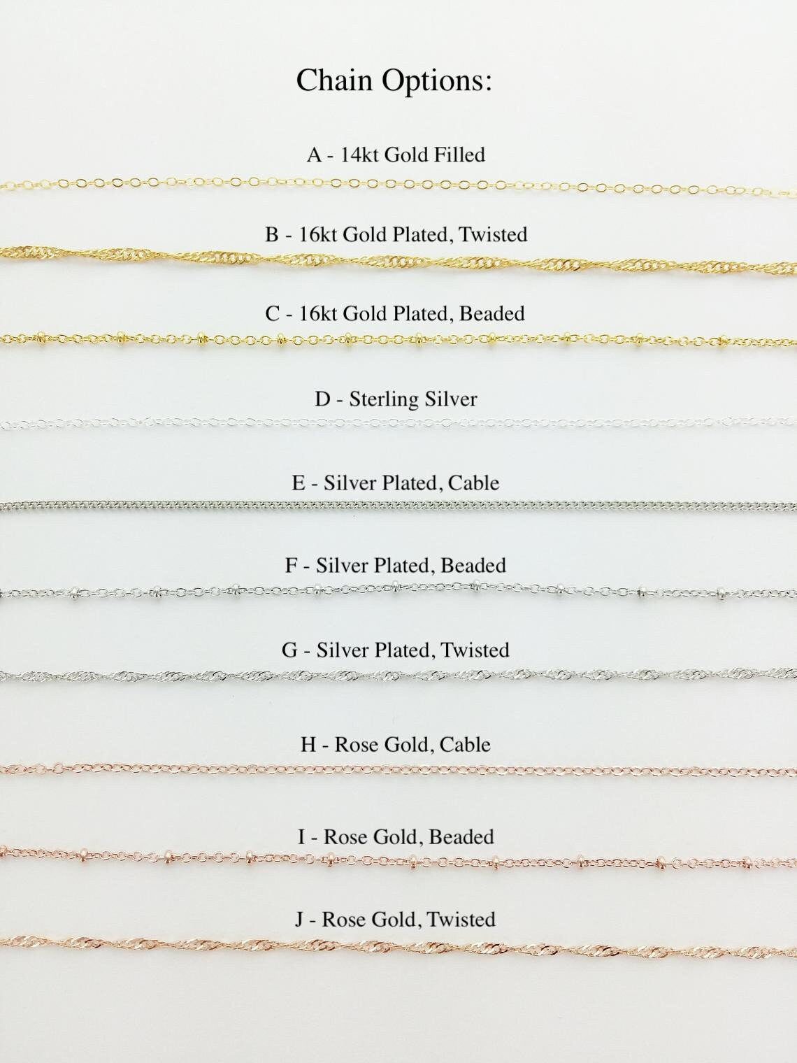 Personalized Botanical Name Necklace