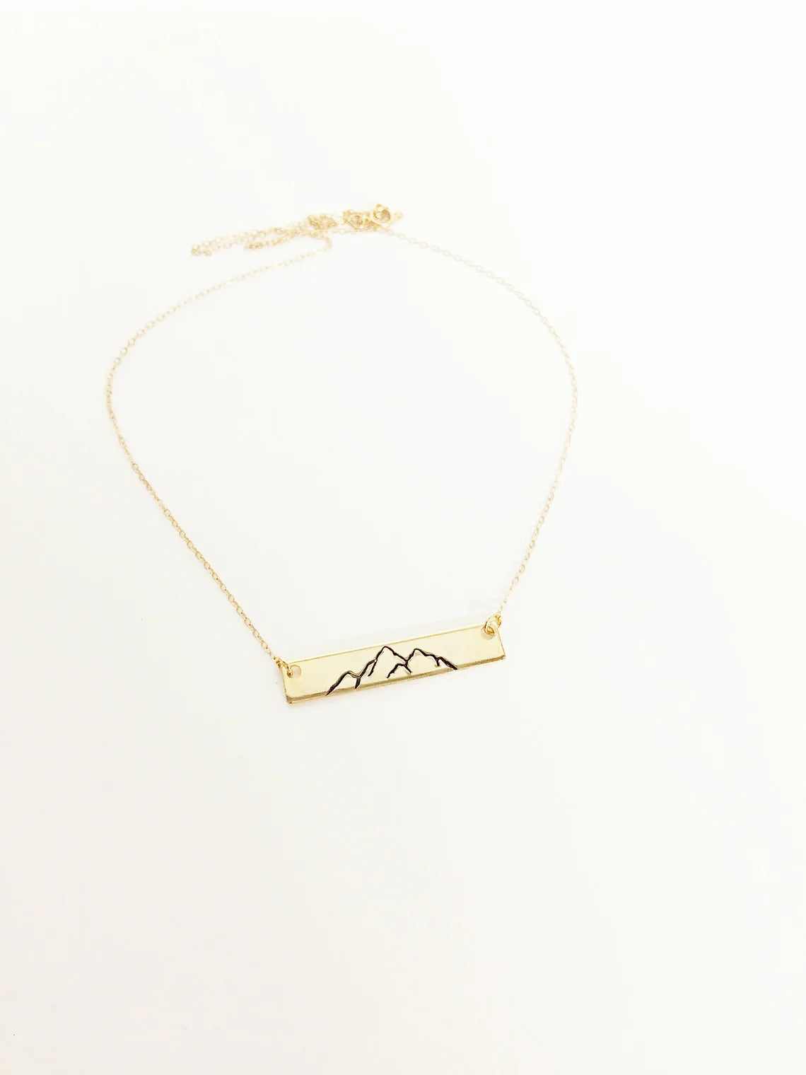 Mountain Range Bar Necklace