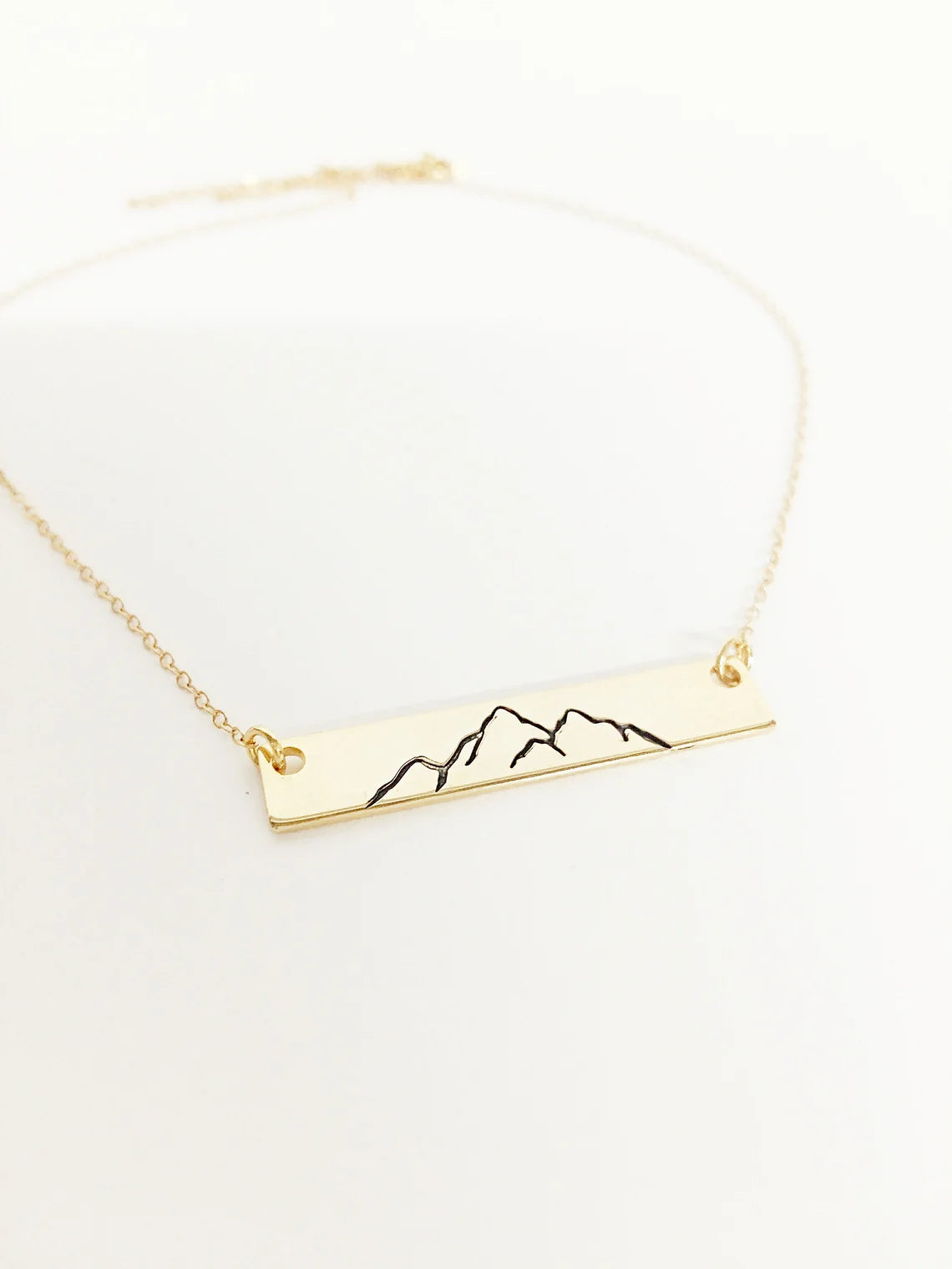 Mountain Range Bar Necklace