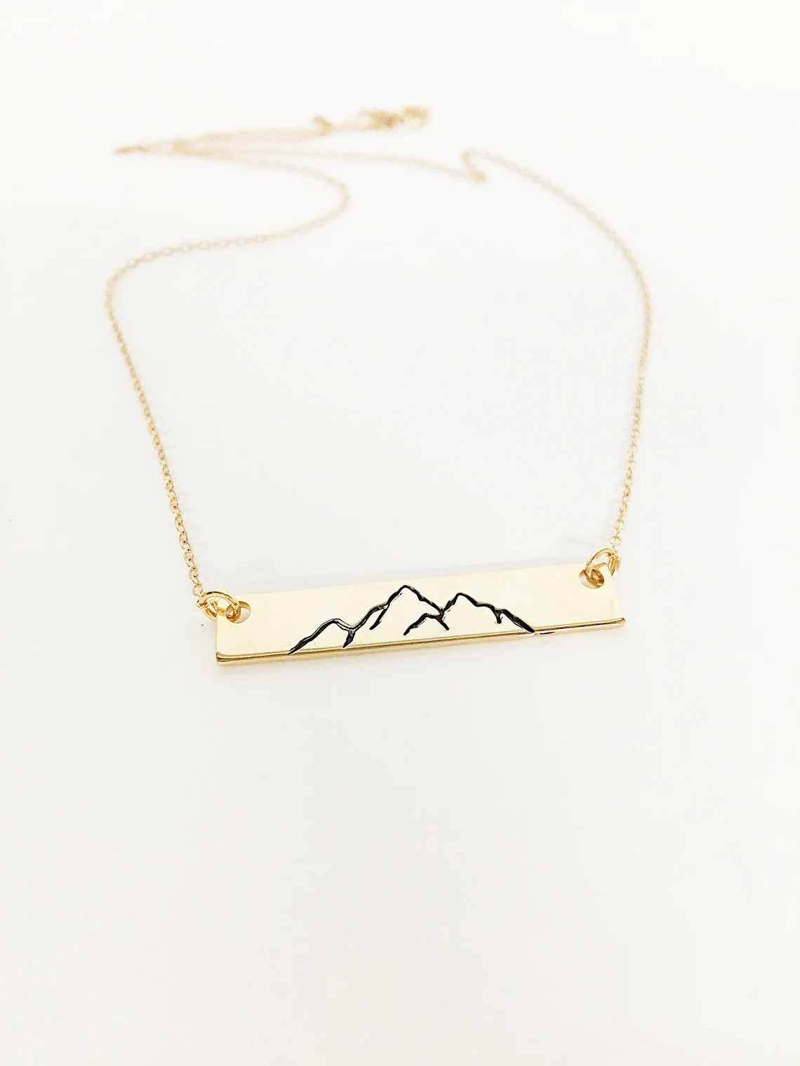 Mountain Range Bar Necklace