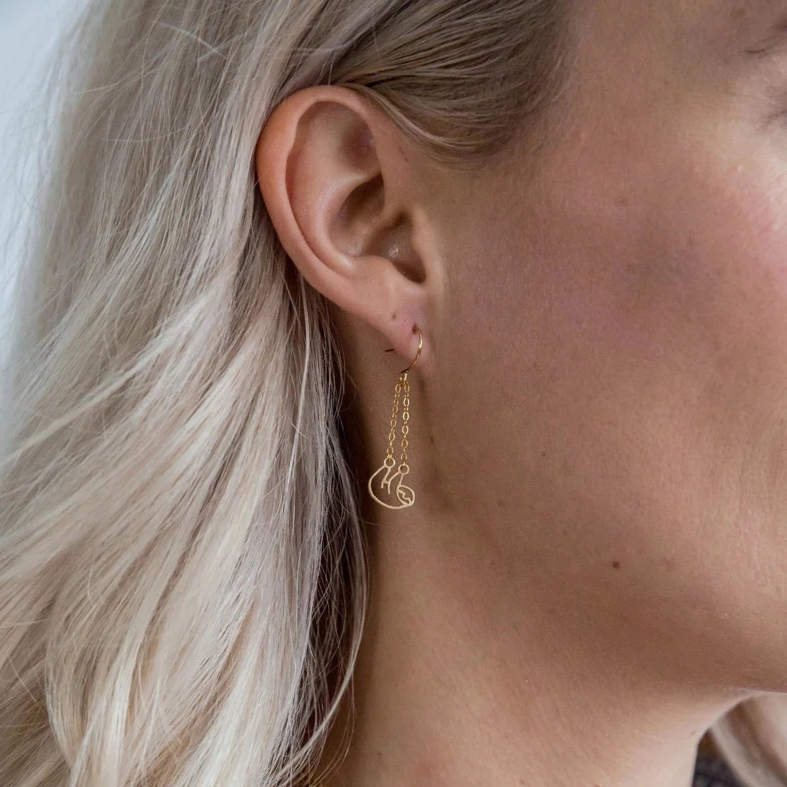 Sloth Dangle Earrings