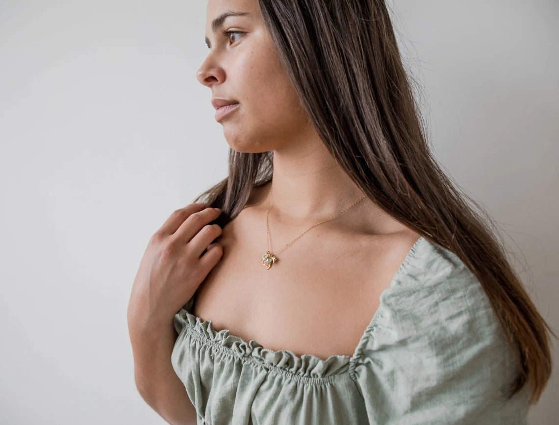 Prancing Horse Personalized Charm Necklace