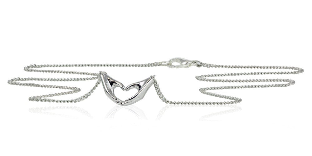 Heart Hands Necklace