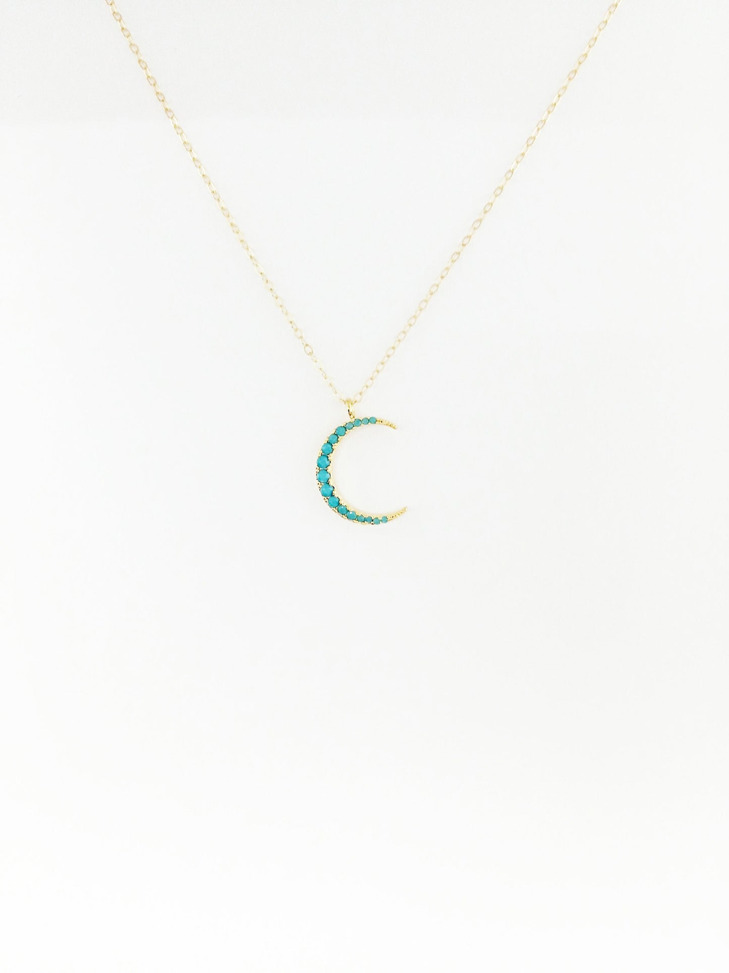 Turquoise Moon Necklace