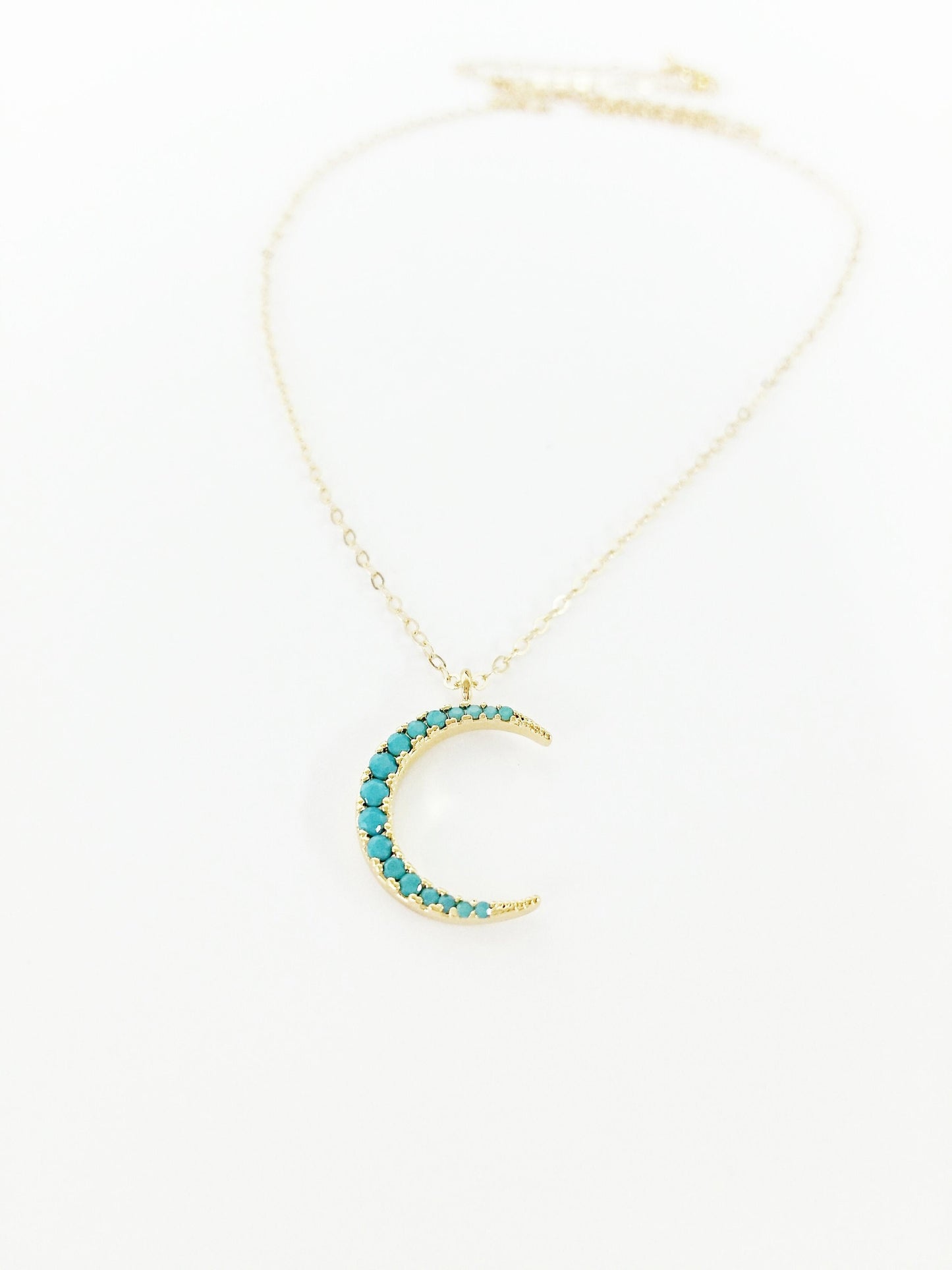 Turquoise Moon Necklace