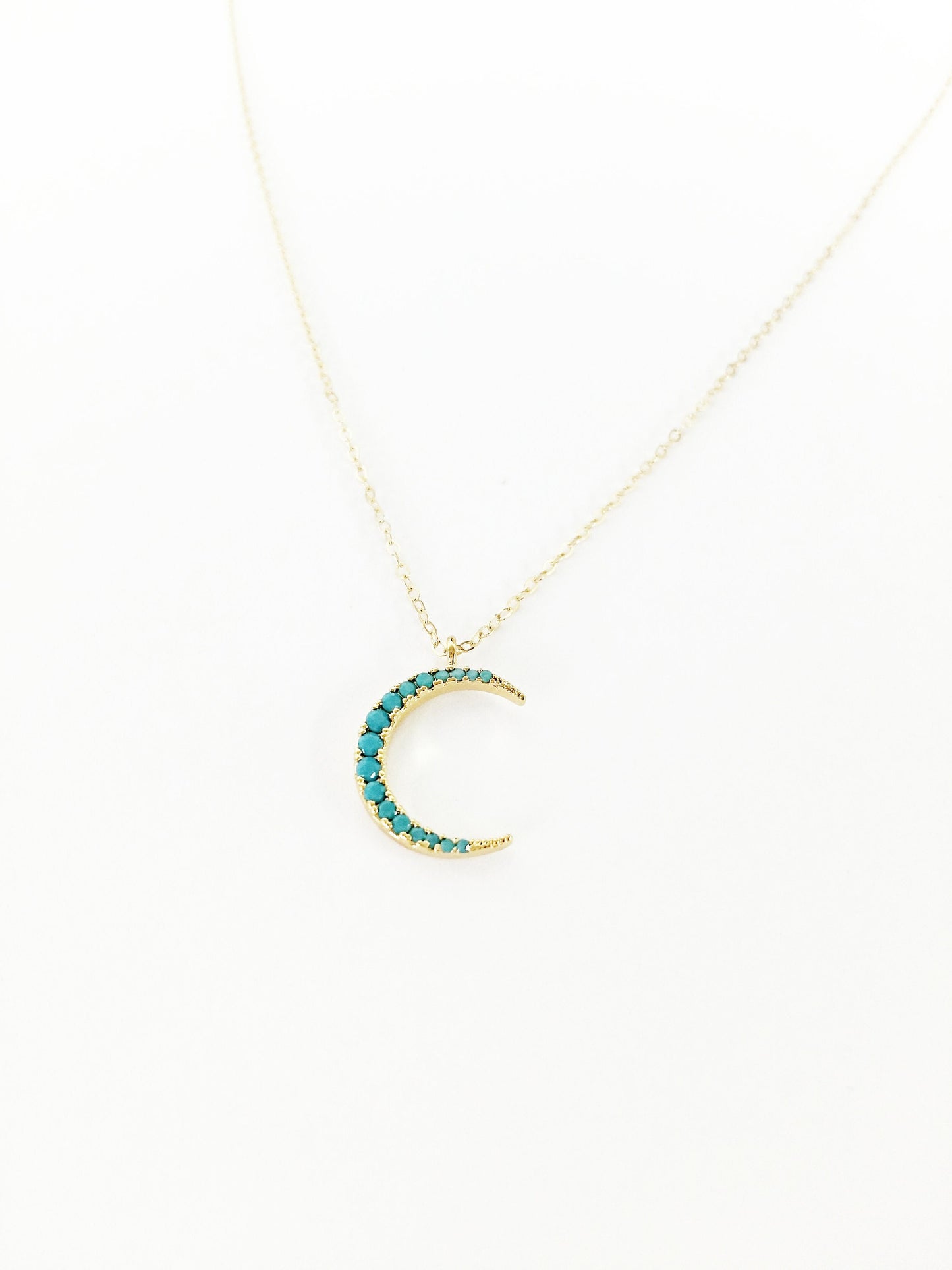 Turquoise Moon Necklace