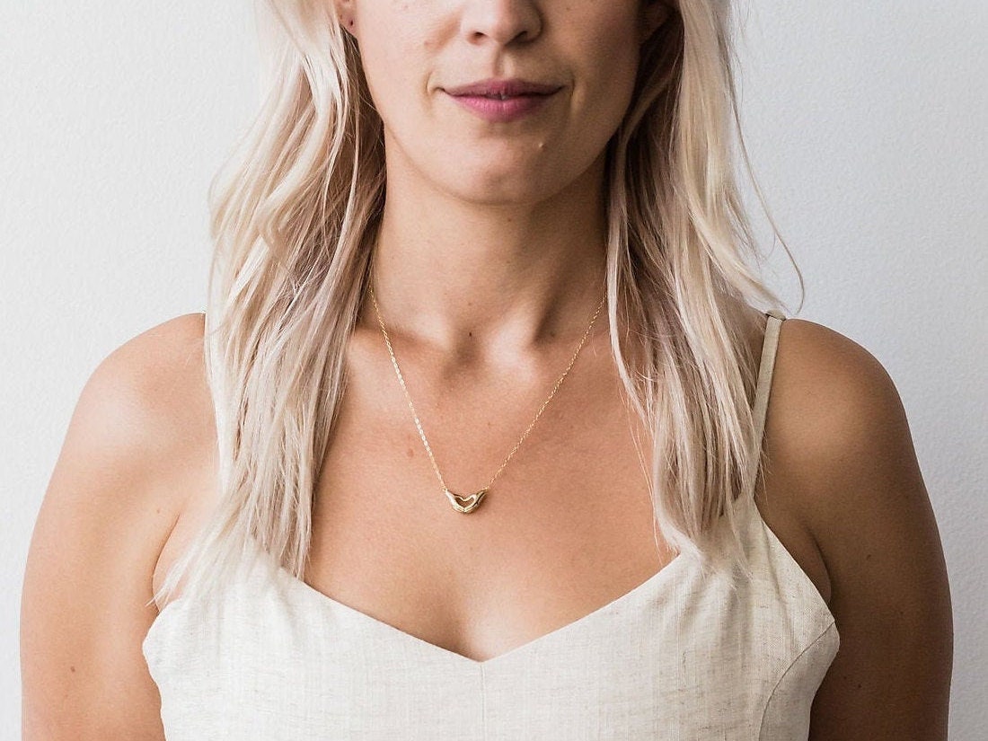 Heart Hands Necklace