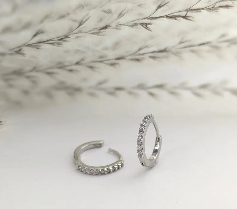 Crystal Circlet Hoops