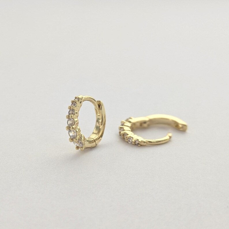 Crystal Crescendo Hoops