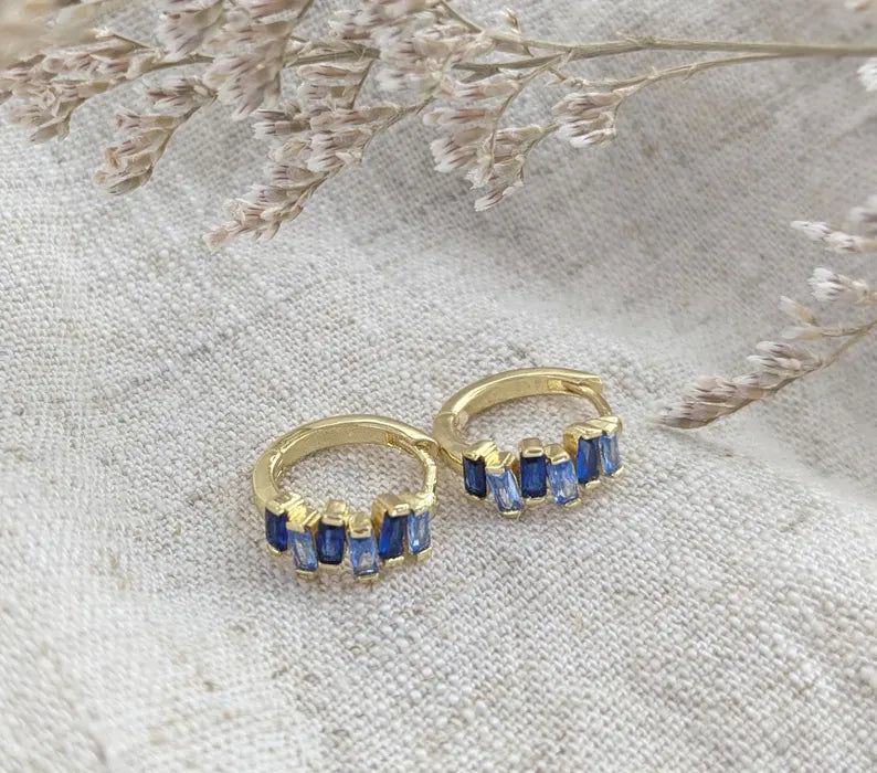 Aurora Gem Hoops