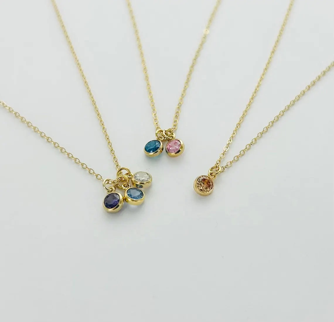 Multiple Birthstone Necklace