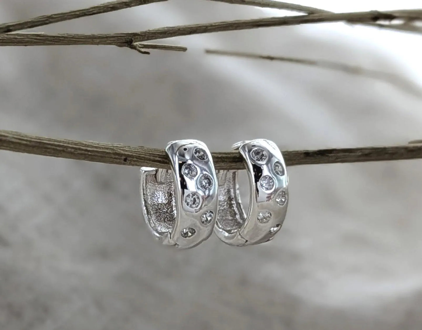 Starry Sparkle Hoops