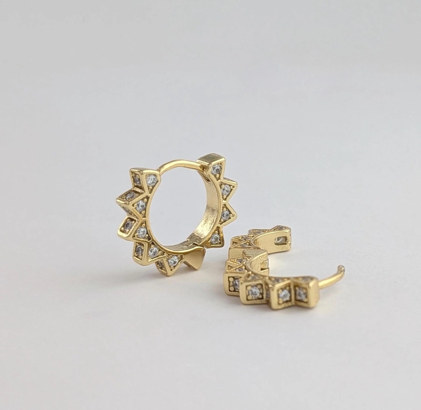 Sunshine Sparkle Hoops