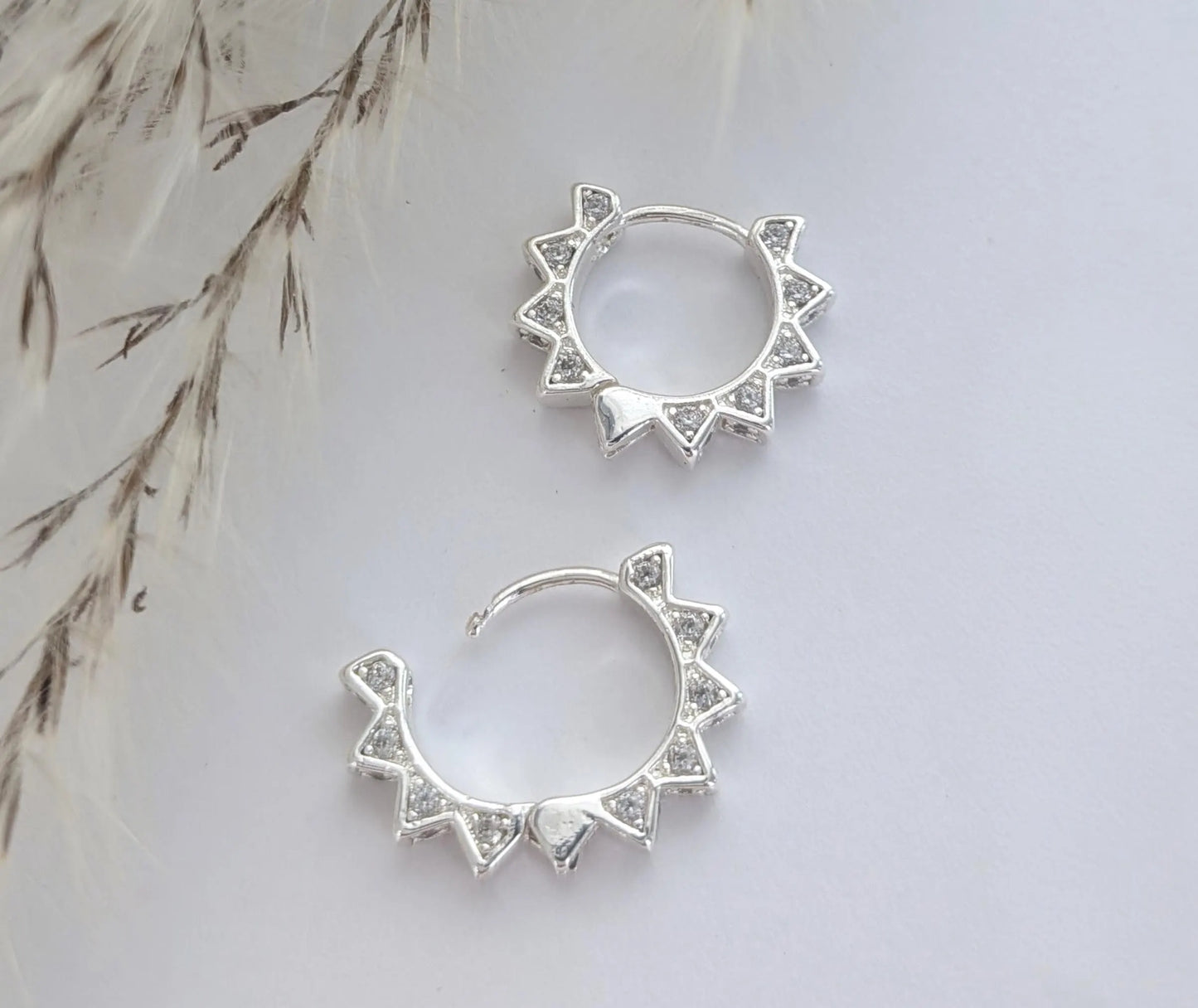 Sunshine Sparkle Hoops