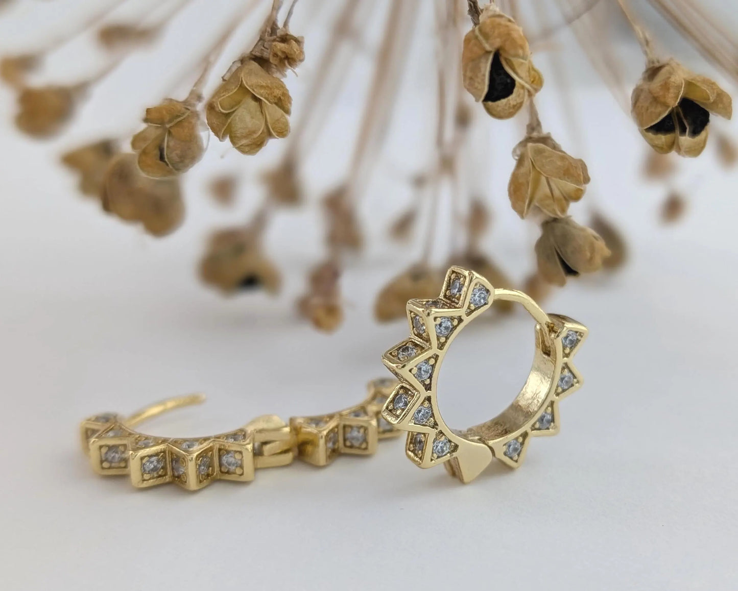 Sunshine Sparkle Hoops