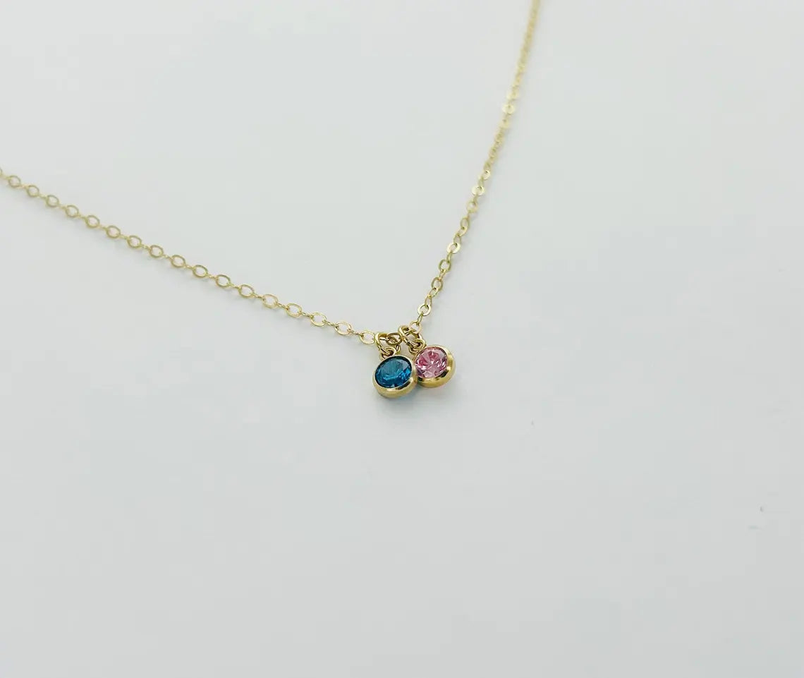 Multiple Birthstone Necklace