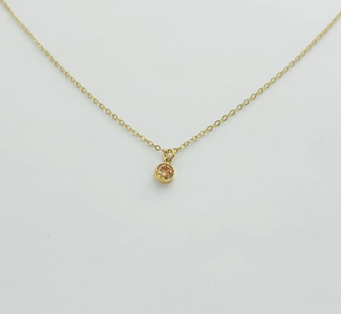 Multiple Birthstone Necklace