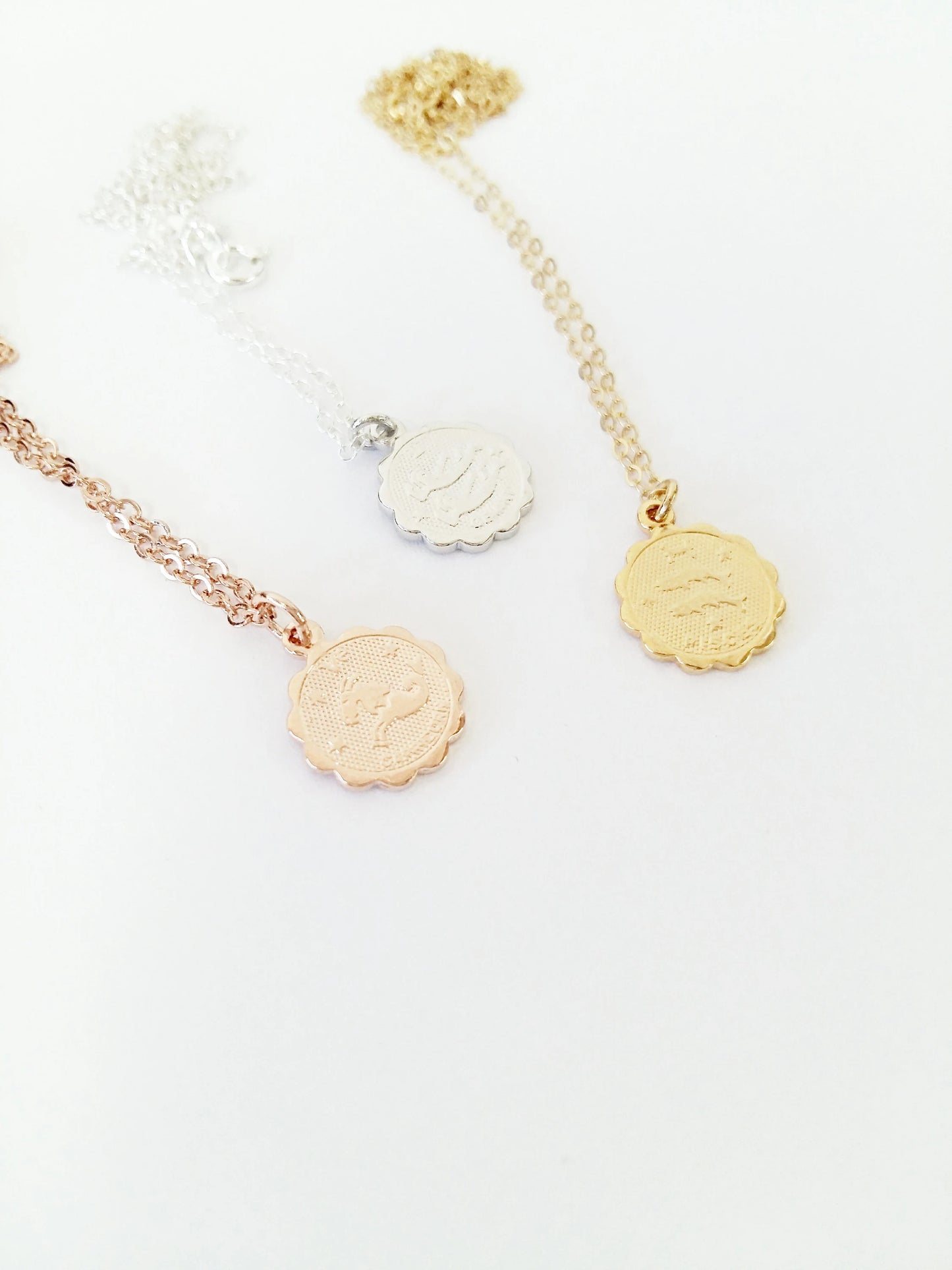 Zodiac Coin Necklace (Wholesale)