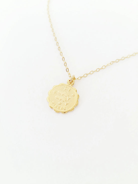 Zodiac Coin Necklace (Wholesale)