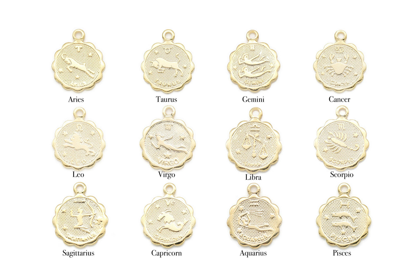 Zodiac Coin Necklace (Wholesale)
