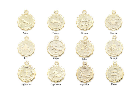 Zodiac Coin Necklace (Wholesale)