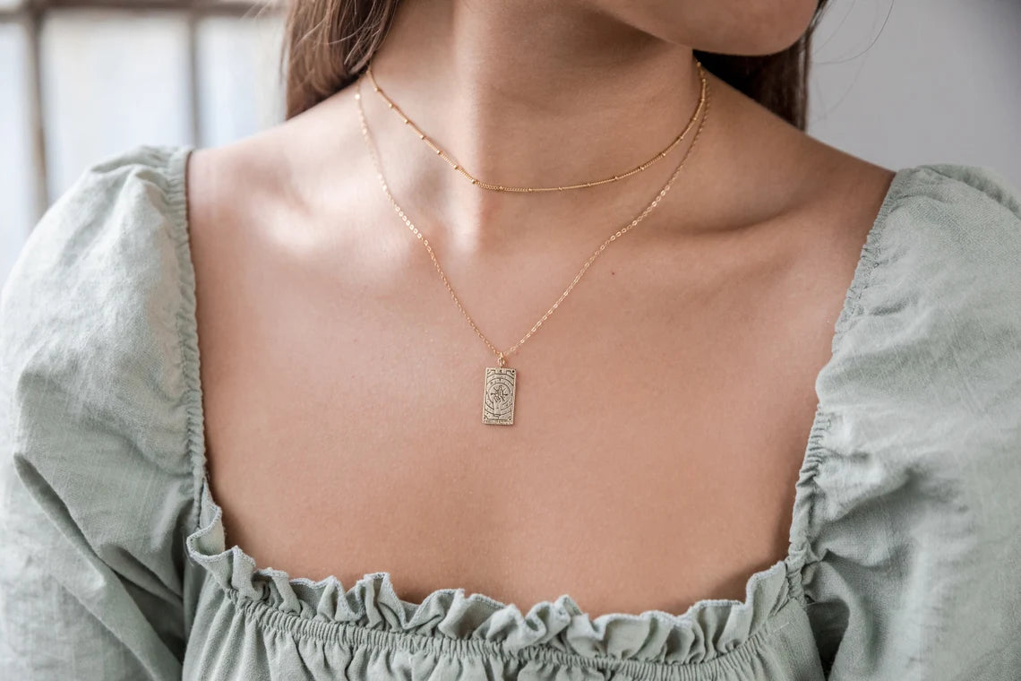 Tarot Card Necklace